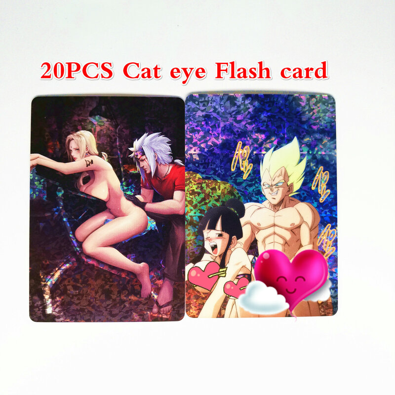 Cartão de coleção super dragon ball z naruto, 20 pçs/set, sexy, heróis, cartão de batalha, ultra vegeta, cartões de coleção