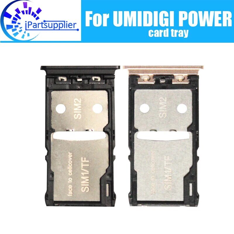 UMIDIGI-soporte para tarjeta de alimentación, bandeja para tarjeta SIM 100% Original, de alta calidad, ranura para tarjeta Sim, reemplazo para energía