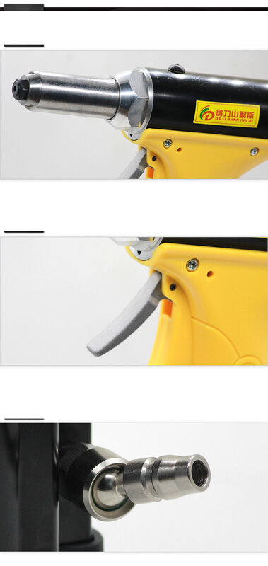 工業用グレードの自動空気圧リベットガン自吸式ステンレス鋼ブラインドリベットガンリベット銃ツール