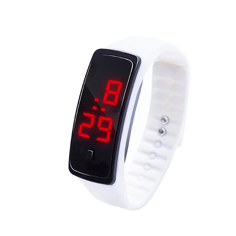 Часы детские спортивные электронные, светодиодные цифровые наручные часы-браслет для девочек и мальчиков, для студентов
