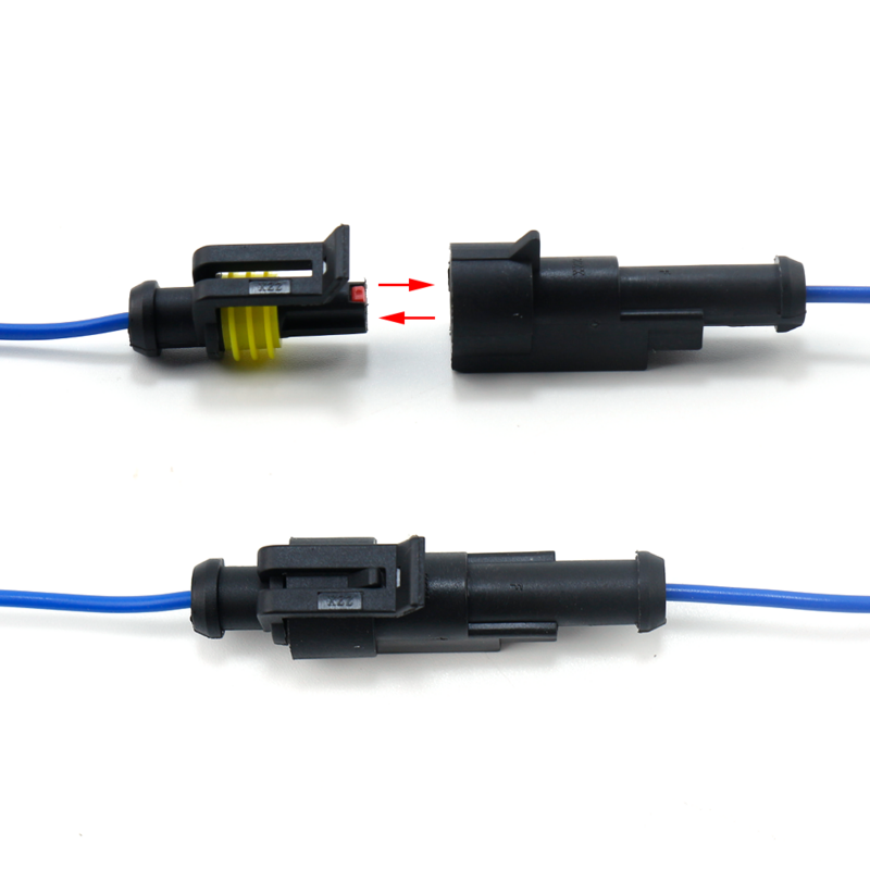 Waterdichte Connectoren Kit Automotive Draad Snelkoppeling Elektrische In Auto Bedrading Auto Afdichting Socket 1 2 3 4 5 6 pin Plug Kit Manier