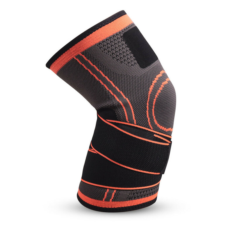 1PC sport Kneepad mężczyźni elastyczne ochraniacze na kolana wsparcie sprzęt Fitness koszykówka siatkówka ochraniacz ze stelażem