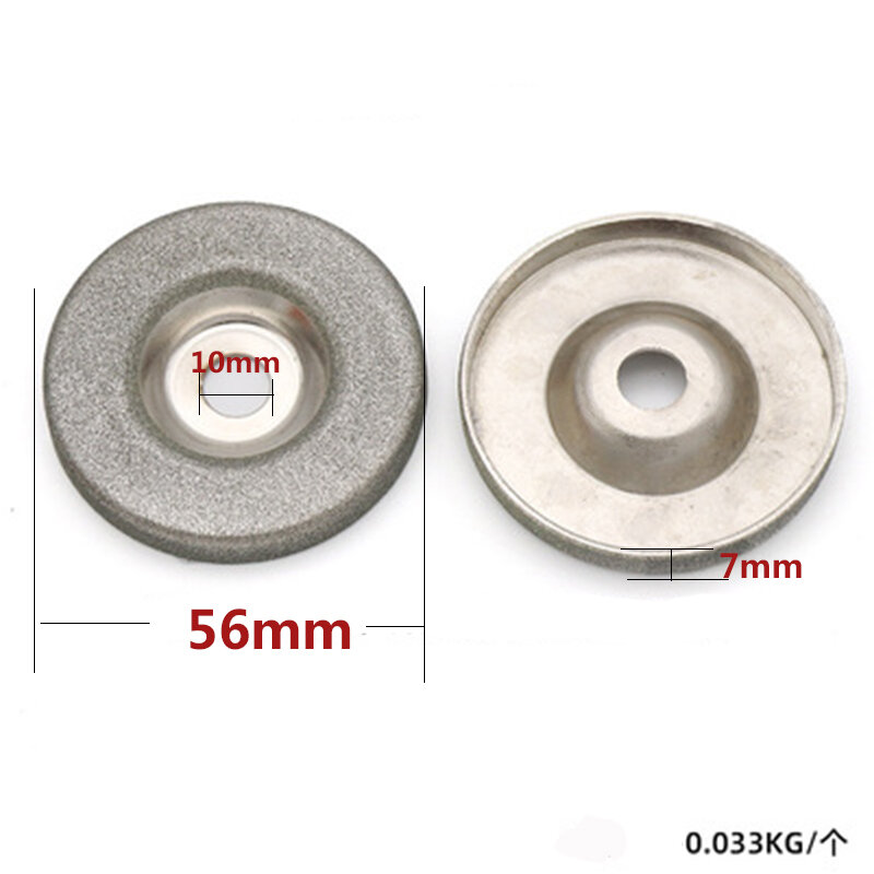 1/3pcs cerchio disco 56mm mola diamantata per affilatrice elettrica multifunzione accessori smerigliatrice taglio utensile rotante