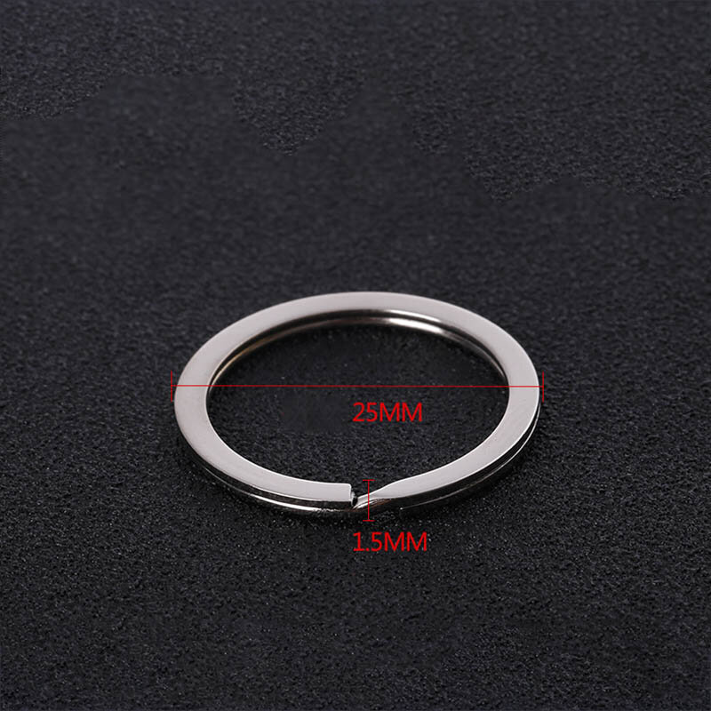 20Pcs Split Key Rings 1.5X25Mm Metalen Haak Ring Voor Diy Sleutelhanger Maken Handgemaakte Sieraden Connectors Accessoires hoge Kwaliteit