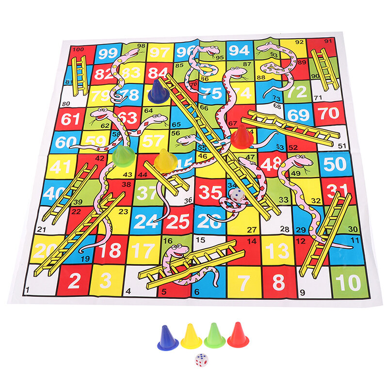 Wąż drabina edukacyjne dla dzieci zabawki dla dzieci ciekawe zestaw gier planszowe przenośne latające szachownica rodzinne prezenty z motywem gry imprezowe