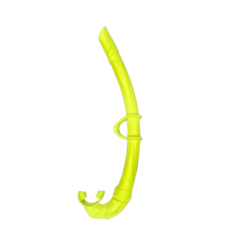 Free full silicone snorkel can be folded arc-bite soft comfortable swimming snorkel