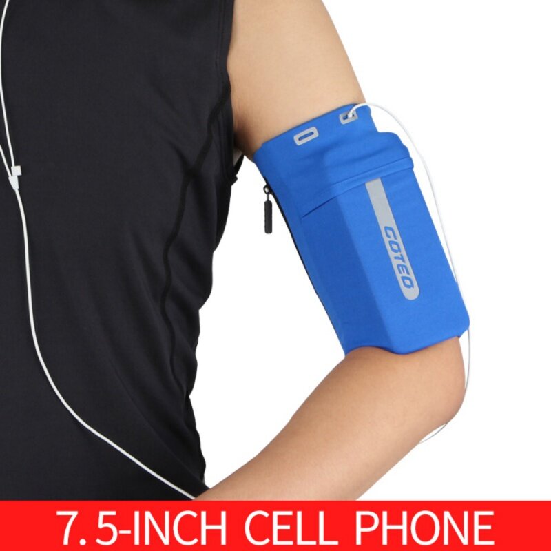 Correr brazalete Universal bolsa para banda de brazo de soporte para teléfono móvil al aire libre teléfono funda para el brazo deporte correr pulsera bolsa cubierta de la Caja