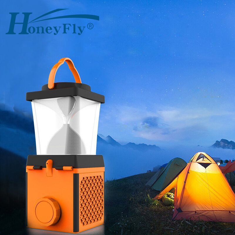 HoneyFly G2 Nước Muối Đèn LED Đèn Xông Ngâm Nước Muối Sạc Biển Nước Di Động Du Lịch Đèn Khẩn Cấp Đèn USB Cắm Trại Đi Bộ Ngoài Trời