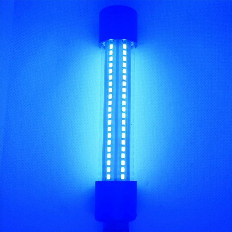 Lampe de pêche LED SubSN, DC 12V, 1200 lumens, détecteur de poisson sous-marin, bateau de nuit, éclairage extérieur, blanc, vert chaud, lampe bleue