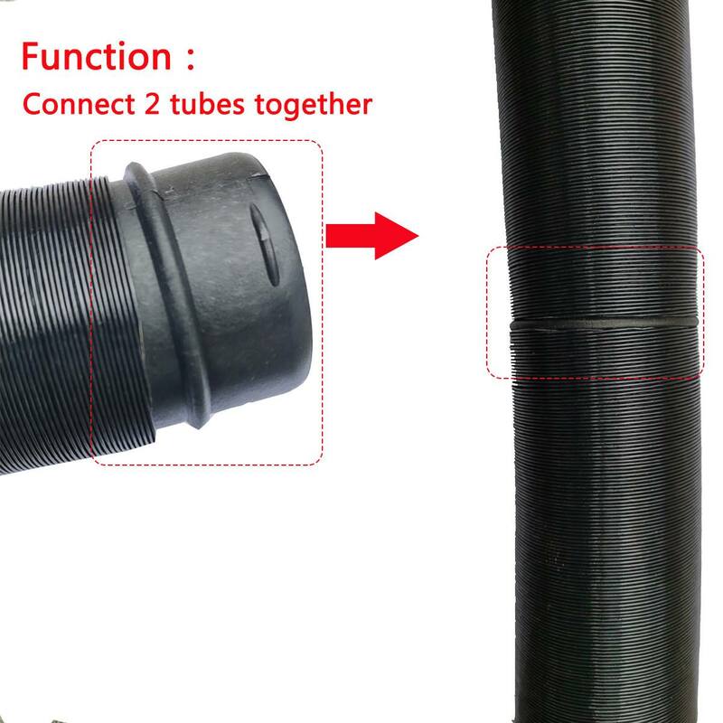 2/4pcs 42mm/60mm/75mm Car Heater Ducting Pipe Joiner Connector Air Diesel Heater Reducer Hose Tube Connector