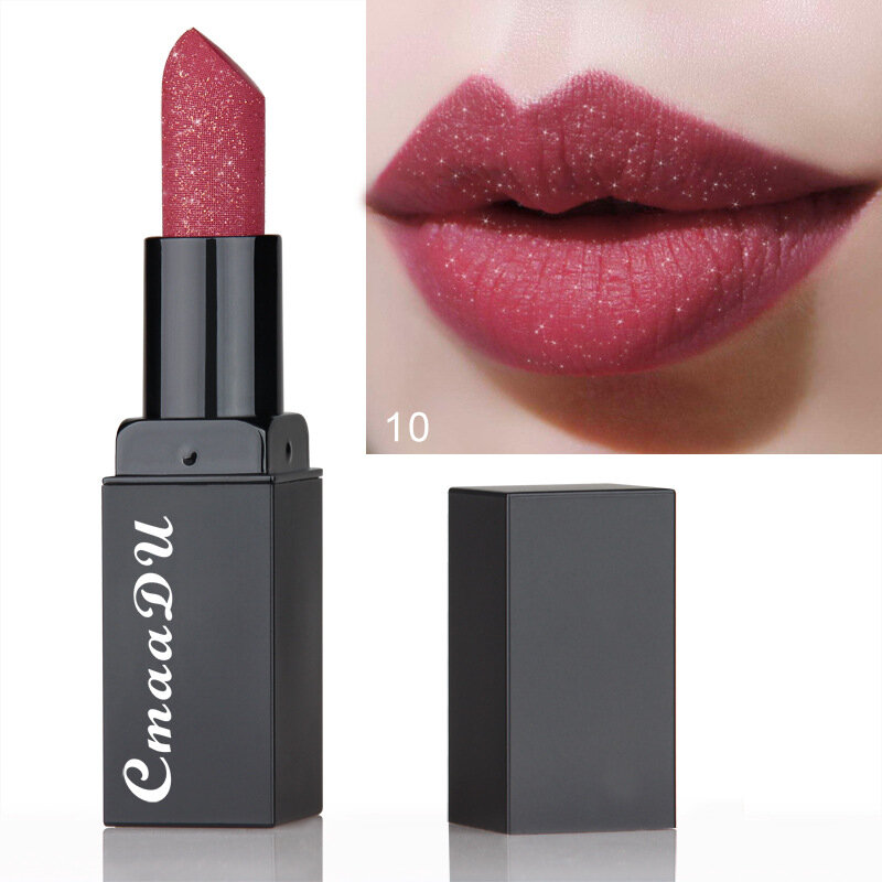 Goddess Blooming Shimmer Lipsticks Waterproof Moisturizing Long Lasting Lips Makeup Sexy Red Glitter Lip Stick korea Cosmetics
