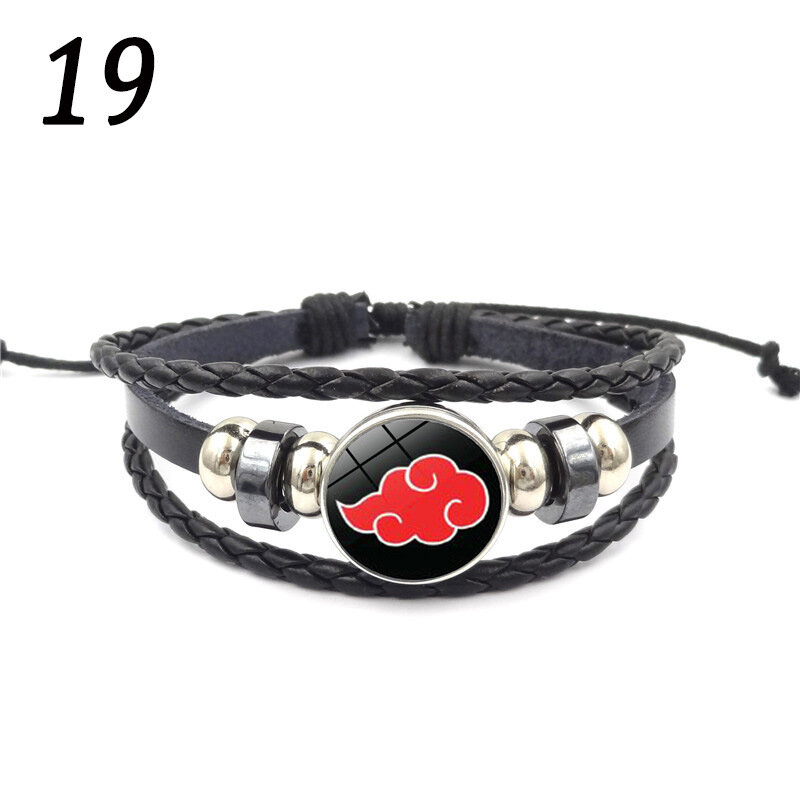 Naruto Itachi Sharingan Hand Chain Cosplay Accessories  Akatsuki eyes Bracelet Jewelry Kakashi Sasuke