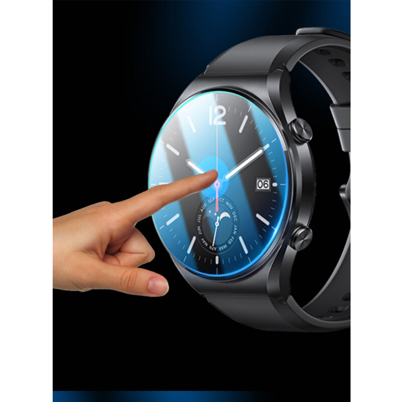 9H szkło hartowane Film pokrywa dla Xiaomi Mi zegarek S1 Screen Protector Anti-Scratch dla Mi zegarek S1 inteligentny zegarek akcesoria 2 sztuk