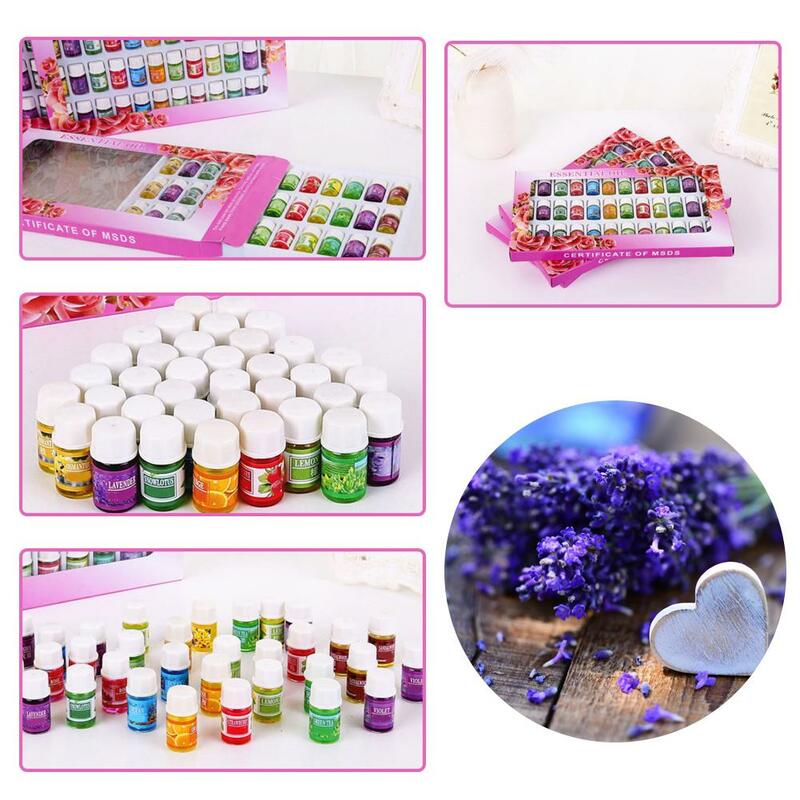 12/36 PCS Natural Water Soluble Fragrance Essential Oil Aromatherapy Furnace Humidifier Essential Oil Set 3ML