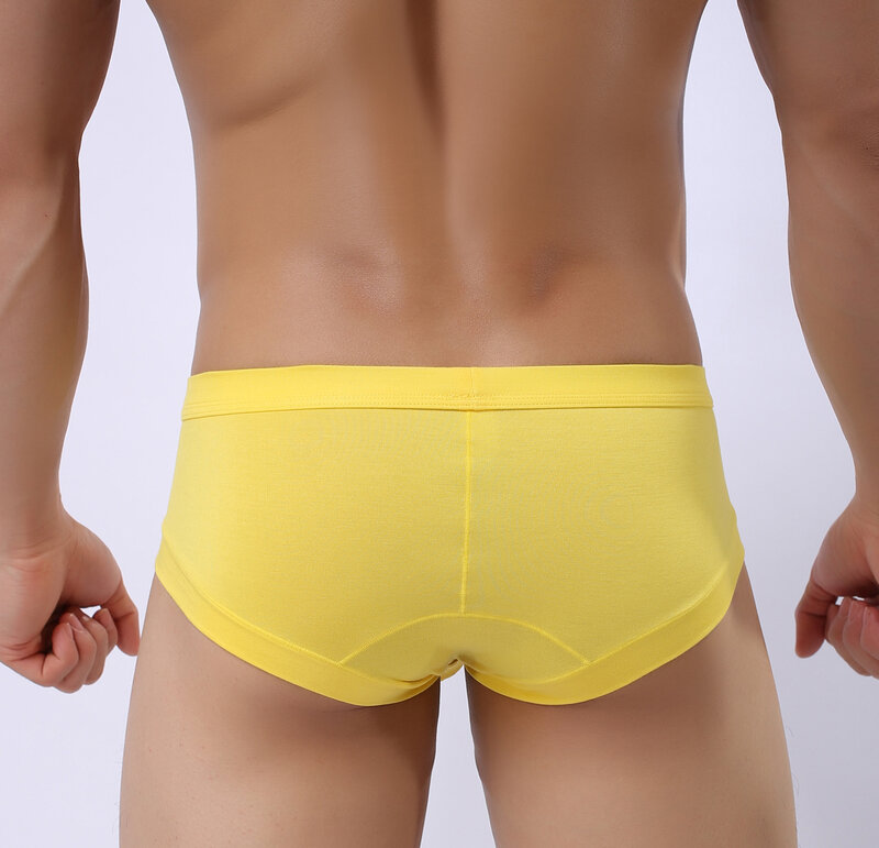ใหม่ผู้ชายกางเกงชั้นในบุรุษเซ็กซี่ Underpants Modal สบายกางเกงในผู้ชายกางเกงขาสั้น Cueca กางเกง Solid