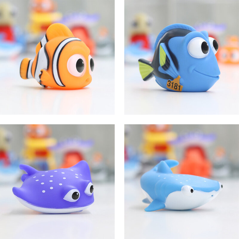 Mainan Mandi Bayi Mainan Remas Air Semprot Apung Dory Finding Nemo Mainan Kamar Mandi Karet Lunak Mainan Ikan Badut Mandi Anak-anak Hewan