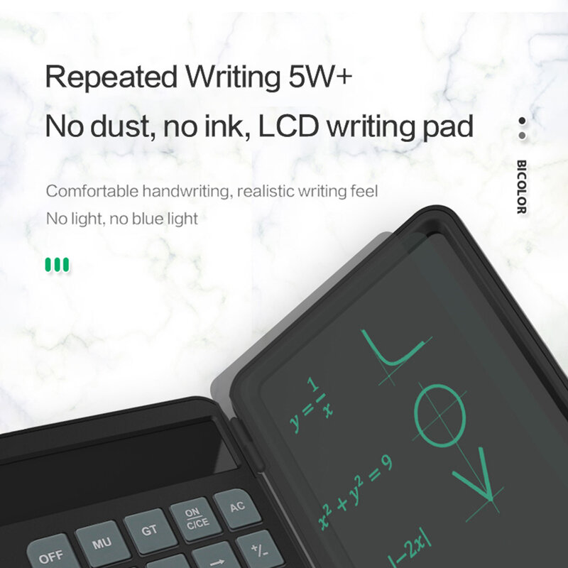 Rekenmachine Handschrift Boord 6.5 Inch Schrijven Tablet Draagbare Smart Lcd Grafische Notepad Tekening Tablet Papierloze Met Recharge