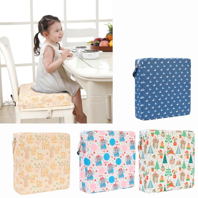 Baby Dining Cushion Children Increased Chair Pad Adjustable Removable Highchair Chair Booster Cushion Chair for Baby