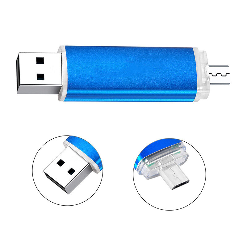 Ponad 10 sztuk za darmo dostosuj dysk pamięci Flash USB Pendrives OTG USB 2.0 kolorowe Clef USB 64GB 32GB 16GB 8GB fotografia prezenty