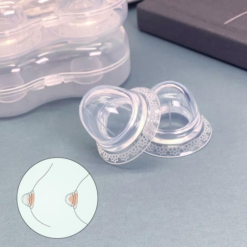 Nowy 2 sztuk silikonowe sutek korekta piersi korekta powłoki opieki puchar szelki repement Niplette korekta zaciski korektor