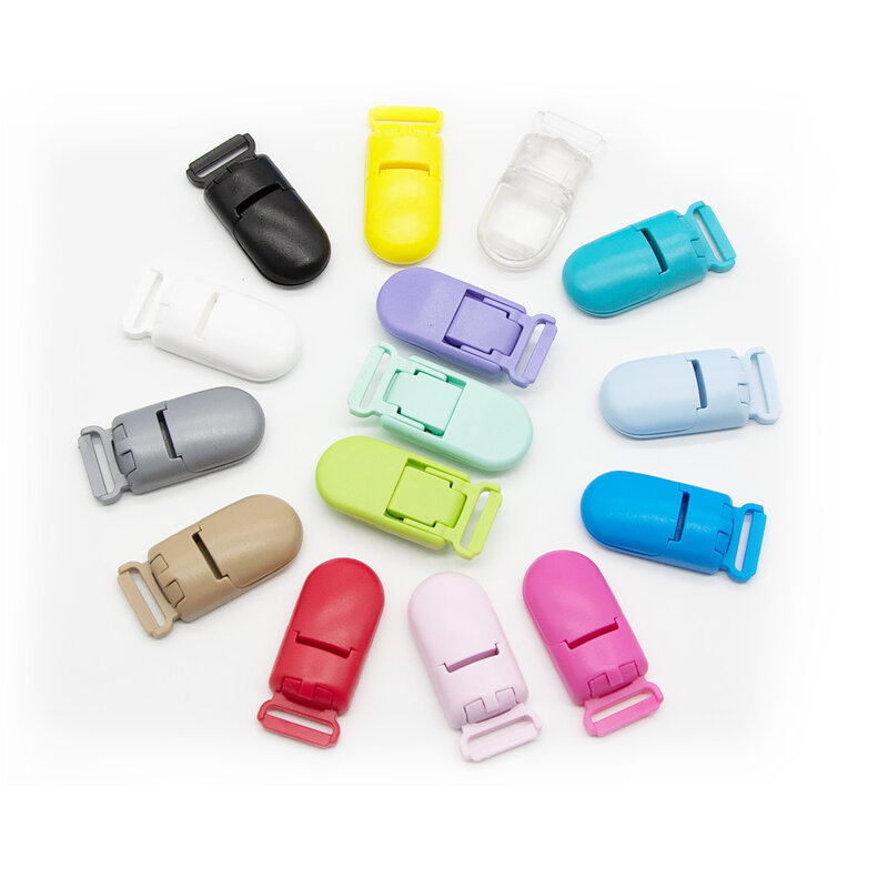 Cute-Idea plastikowy klips akcesoria do sznurka łańcuszek smoczka ręcznie robiona biżuteria gryzak produkt zabawka ząbkowanie