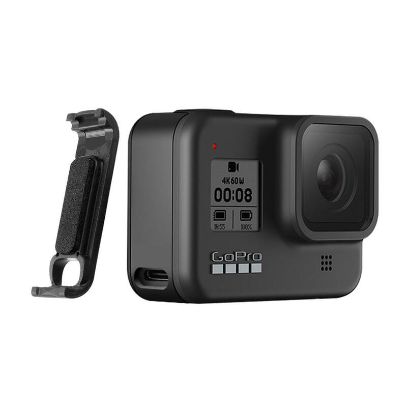 Baterai Sisi Penutup Untuk GoPro Hero 8 Tahan Debu Pintu Housing Case Tutup Biaya untuk Go Pro Hero8 Kamera Hitam aksesoris