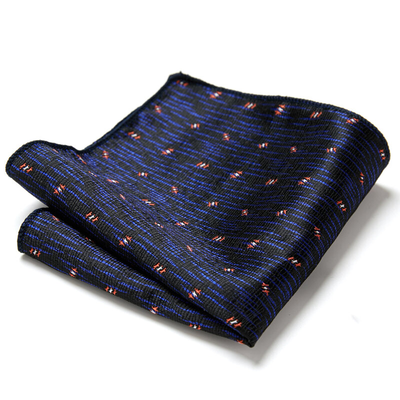 Mouchoir de poche de luxe en soie multicolore, nouveau design 126, pochette carrée à pois, livraison directe, ivoire, jour commémoratif