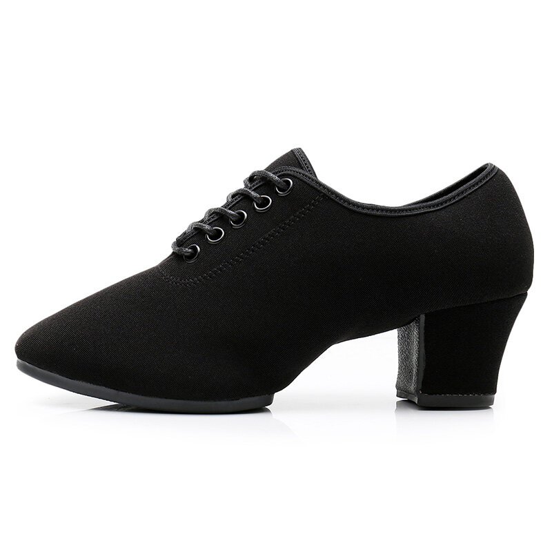 DIPLIP ใหม่ Latin Dance ShoesTango Salsa หญิงผู้ใหญ่โมเดิร์นบอลรูมเต้นรำรองเท้าครูรองเท้า3.5/5ซม.Oxford รองเท้าผ้าใบ