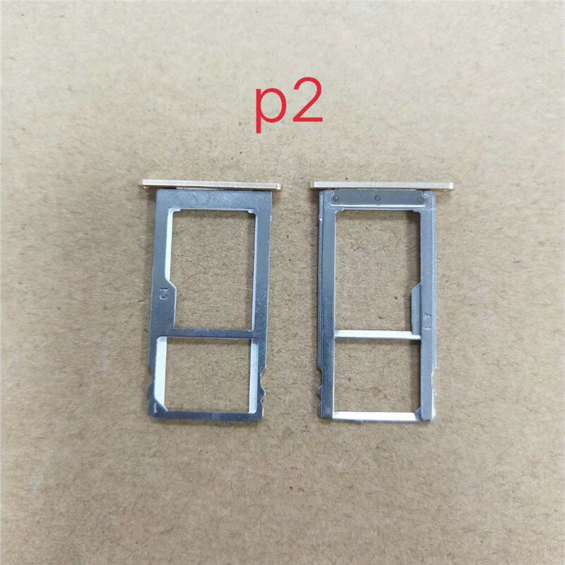P 2 Sim Cards Adapters For Lenovo Vibe P2 P2c72 P2A42 Tray Socket Slot Holder Phone Replace Repair Housing Parts