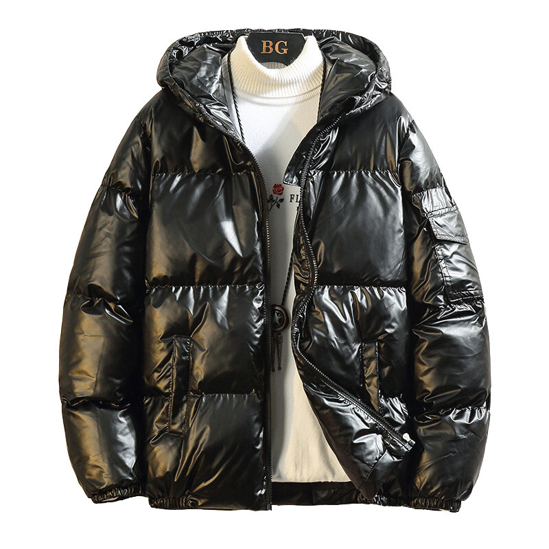Nowy 2021 Casual klasyczna zimowa gruba kurtka damska męska ciepła watowana płaszcz z kapturem modna odzież wierzchnia płaszcz Plus rozmiar M-4XL 5XL