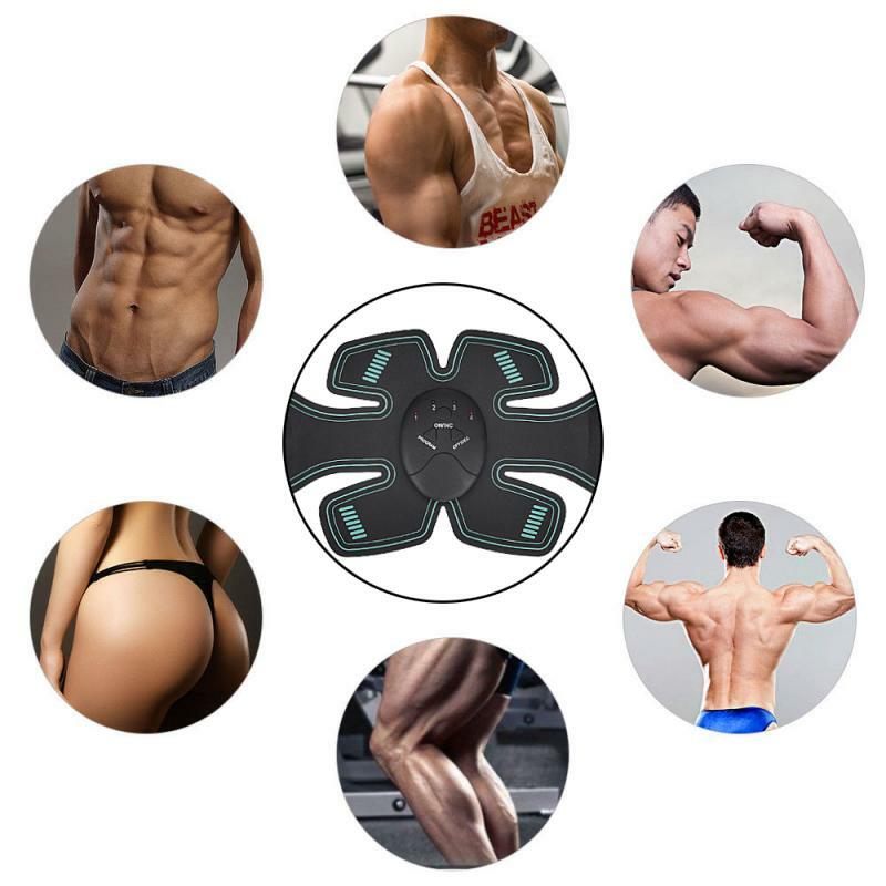 EMS смарт-тренажер для поясницы и брюшной полости, электро-наклейки для брюшной полости, ABS стимулятор, спортивное оборудование для фитнеса