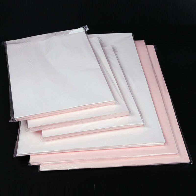 100 fogli A3 A4 sublimazione carta a trasferimento termico per poliestere T-Shirt cuscini tessuti custodia per telefono in tessuto Design di stampa