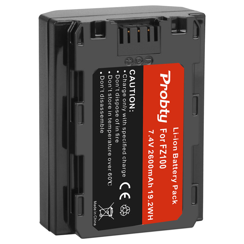 Batterie NPFZ100 NP-FZ100 mAh avec écran LCD, double chargeur USB, pour appareils photo Sony Alpha A7III A7R III A9 Alpha 9 A7R3 A6600, 2600