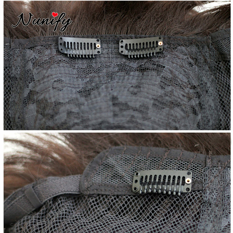 Заколки для волос Nunify для женщин, 30 шт., с резиновыми гребнями для наращивания волос