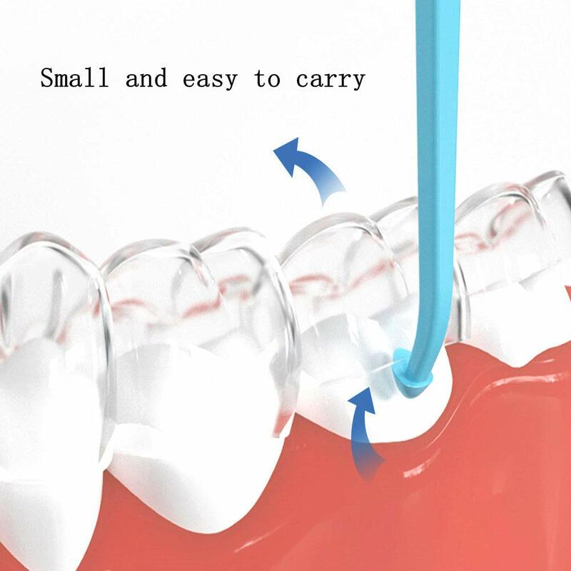 3 sztuk/paczka Aligner Remover na aparaty ortodontyczne Invisalign zdejmowane szelki usuwanie elastyczny haczyk przenośna pielęgnacja jamy ustnej narzędzia