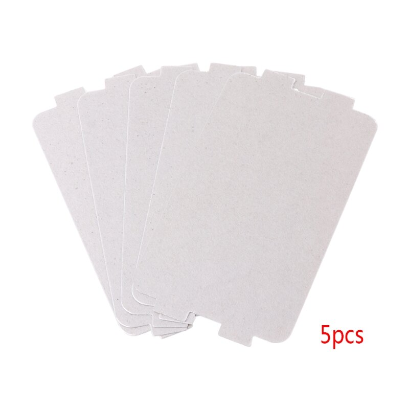 5Pcs Microwave Oven Mica Plate Sheet Thick Replacement Part 107x64mm For Midea A0NC