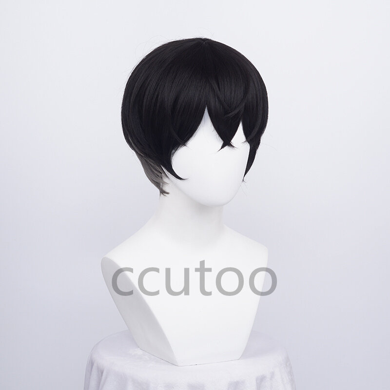 Chifuyu Matsuno Wigs Tokyo Revengers Grey Black Gradient Cosplay Anime Cosplay Wigs Heat Resistant Synthetic Wigs + Wig Cap