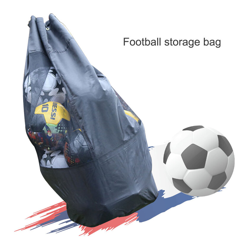 Saco de equipamento de futebol de basquete voleibol grande saco de bola resistente saco de bola saco de malha grande capacidade saco de armazenamento de futebol