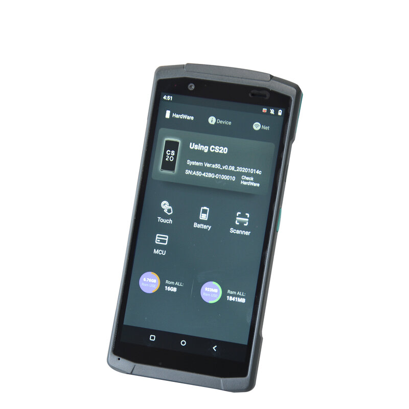 NFC 5.7 Inch 4G Thẻ Tín Dụng PDA Nhà Ga Máy Pos Android Rfid Pos Nhà Ga HCC-CS20