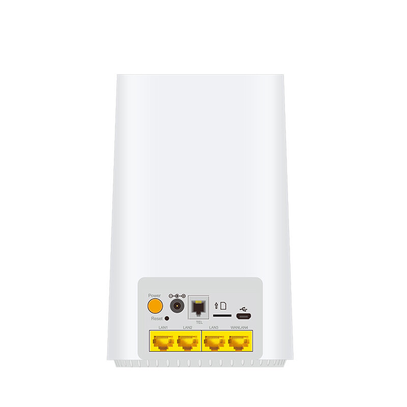 5G داخلي CPE 3GPP الإصدار 15 NR متعدد LTE العصابات 802.11AC فونر VoLTE VoIP 2Gbps (DL) 1Gbps (UL)
