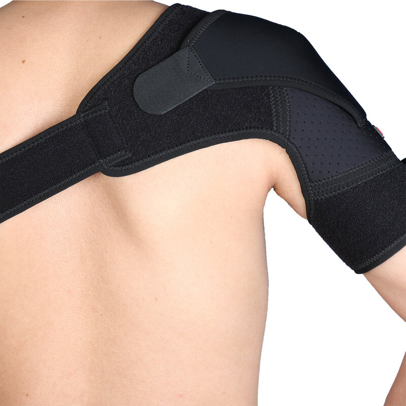 Protection d'épaule respirante à pression réglable à quatre voies, disponible dans un Pack noir, G02