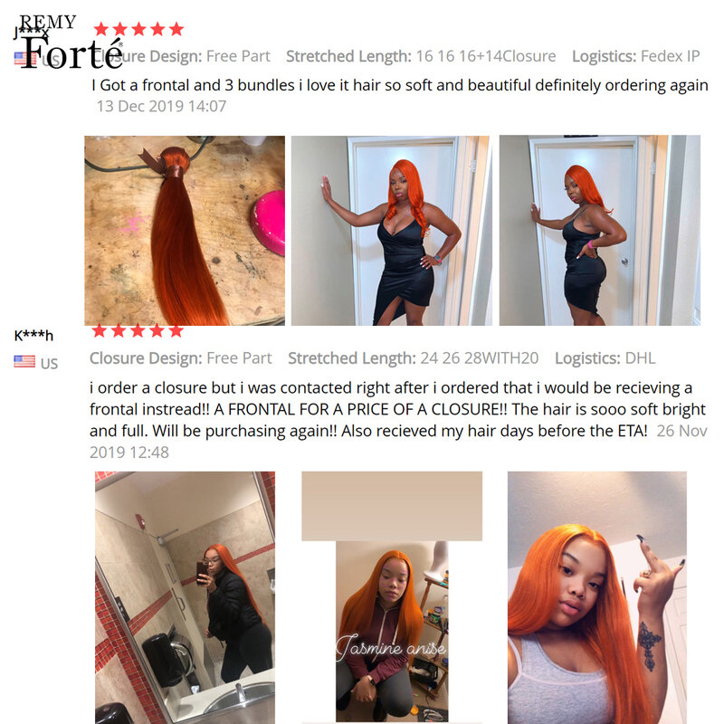 Remy Forte 613 Blonde Oranje Bundels Met Sluiting Steil Haar Bundels Met Sluiting Brazilian Hair Weave Bundels 3 Bundels