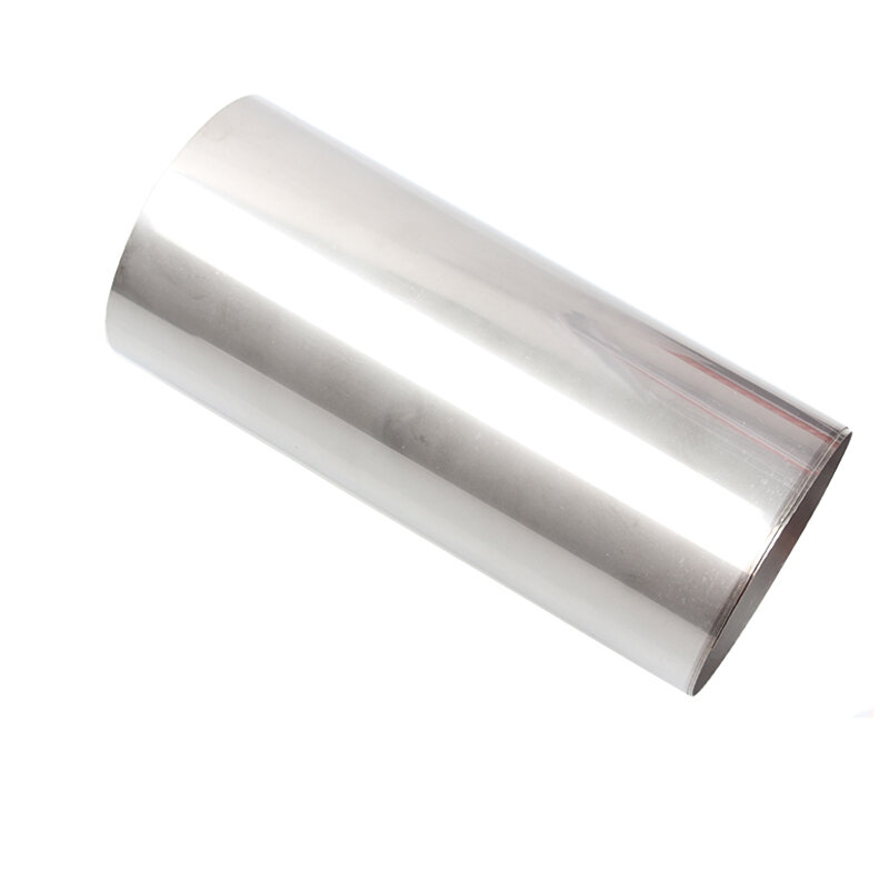 1pc Gr2 Titan Folie Silber Dünne Ti Blatt Hohe Reinheit Metall Quadratische Platte Blatt Folie Handwerk 0,1mm * 100/200mm * 300/500/1000mm