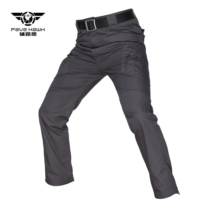Męskie spodnie taktyczne IX9 kombinezony na co dzień outdoorowe spodnie kamuflażowe multi-pocket trwałe górskie spodnie bojówki