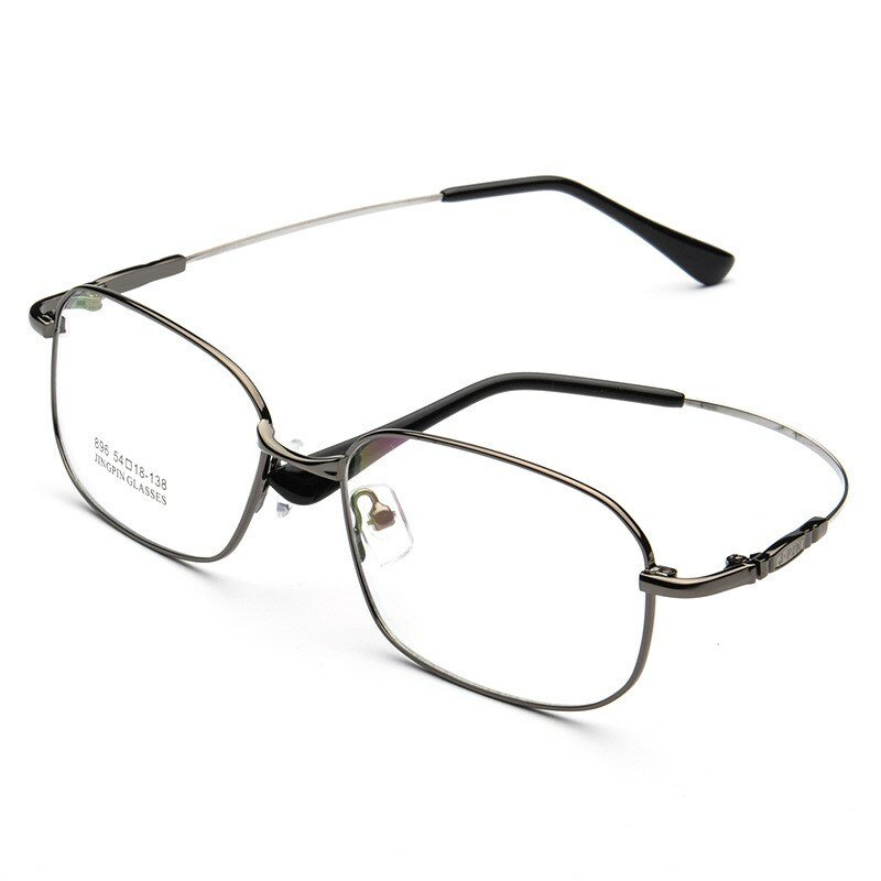Lunettes en titane pour hommes, monture De lunettes, ordinateur optique, Prescription, lecture, yeux clairs, lentille masculine, lunettes De Vue