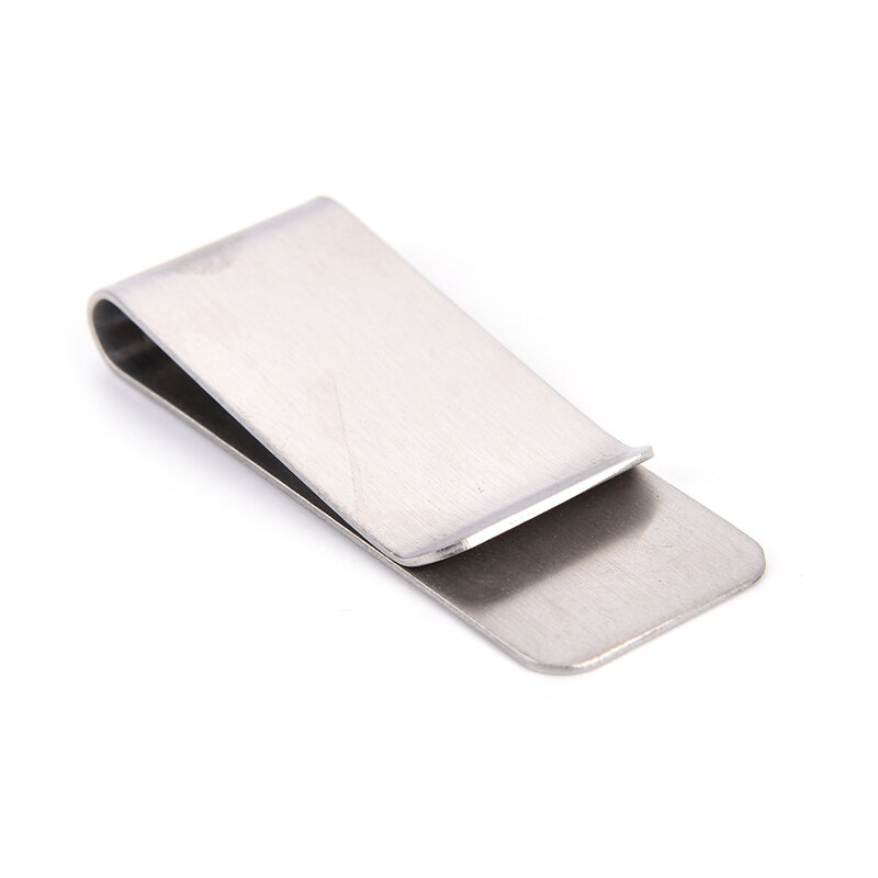 1PCS Klip Uang Tunai Clamp Pemegang Portable Stainless Steel Kuningan Uang Klip Dompet Dompet untuk Logam Saku Uang Pemegang 2 Ukuran