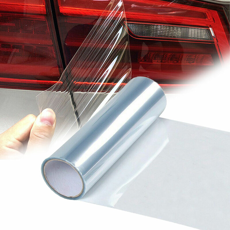 30*120cm vinile lucido trasparente pellicola protettiva per fari auto paraurti protezione per lampada Wrap Sticker moto Laptop Skateboard Wraps