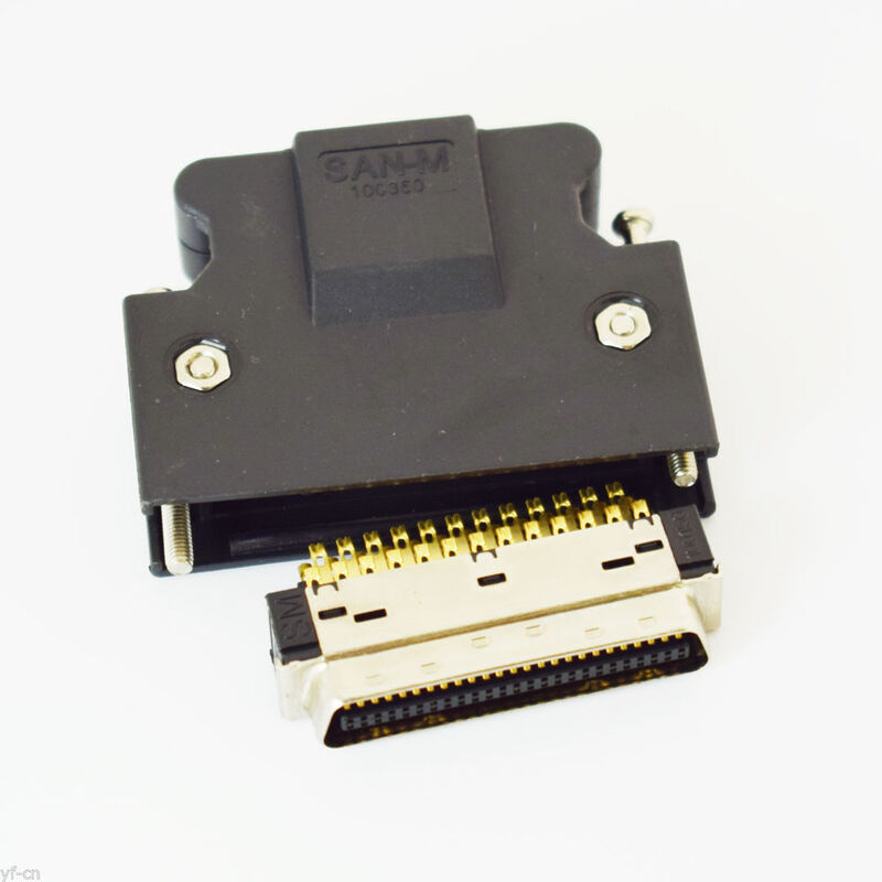 1 Juego de conector SCSI MDR de 50 pines, reemplazo para servocontrolador 3M 10150-3000PE SCSI