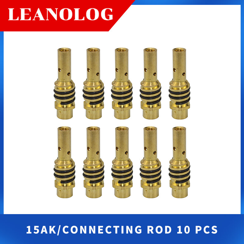 35Pcs 15AK Welding Torch Consumables 0.6mm 0.8mm 1.0mm 1.2mm MIG Torch Gas Nozzle Tip Holder of 15AK MIG MAG Welding Torch