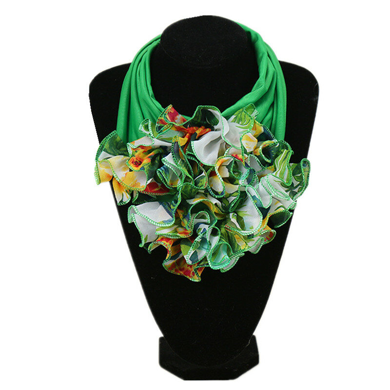 Bufanda de cuello Floral para mujer, pañuelo de marca de lujo, a la moda, para el invierno, novedad de 2023
